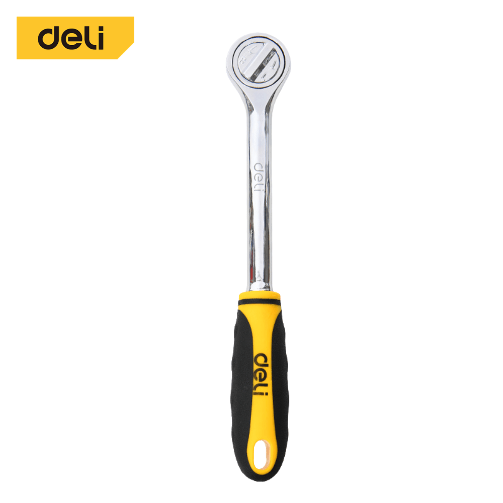 ประเเจ DELI EDL4180-YL-01 1/2นิ้ว สีเหลือง-ดำ